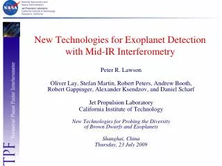 New Technologies for Exoplanet Detection with Mid-IR Interferometry