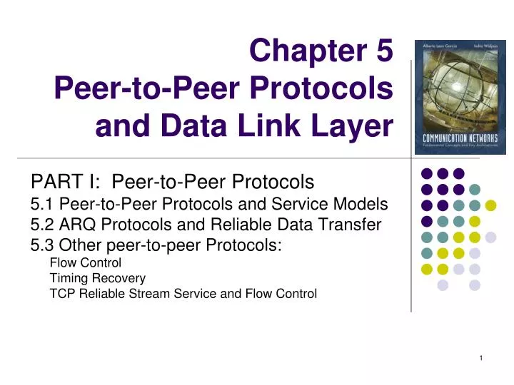 chapter 5 peer to peer protocols and data link layer