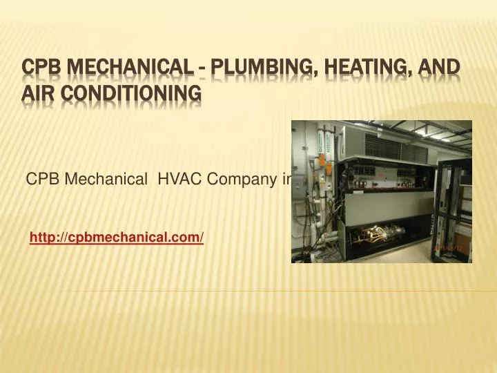 cpb mechanical hvac c ompany in nj