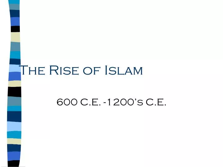 the rise of islam