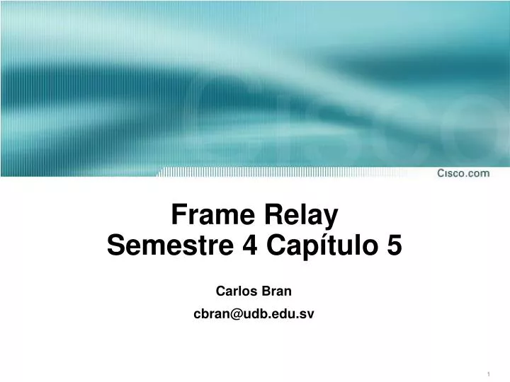 frame relay semestre 4 cap tulo 5