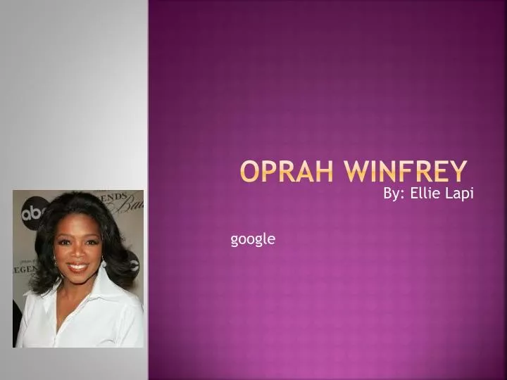 oprah winfrey