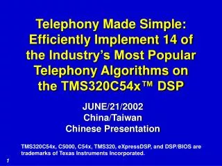 JUNE/21/2002 China/Taiwan Chinese Presentation
