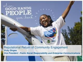 Reputational Return of Community Engagement