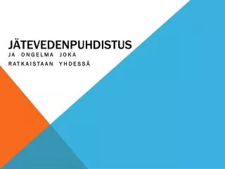 j tevedenpuhdistus