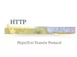 HTTP - slide 1