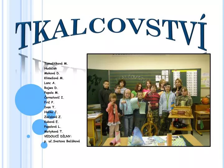 tkalcovstv