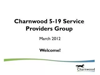 Charnwood 5-19 Service Providers Group