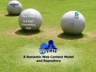 A Semantic Web Content Model and Repository
