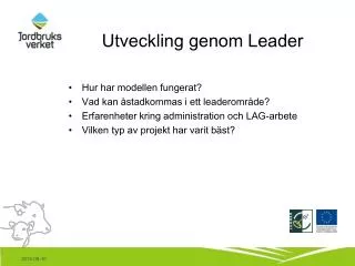 utveckling genom leader