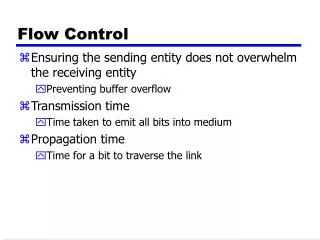 flow control