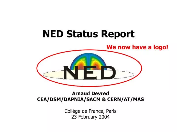ned status report