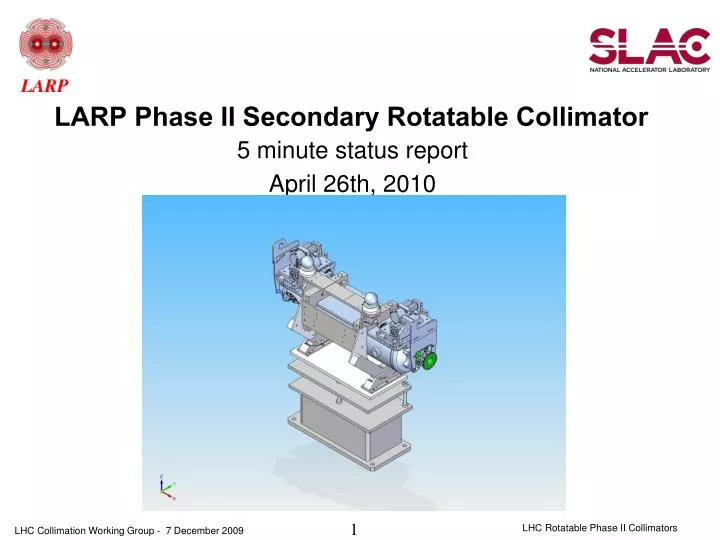 larp phase ii secondary rotatable collimator