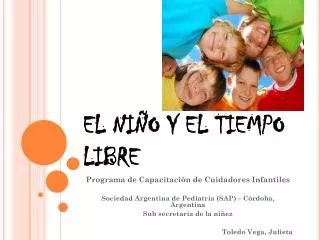 el ni o y el tiempo libre
