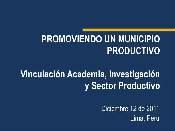 promoviendo un municipio productivo vinculaci n academia investigaci n y sector productivo