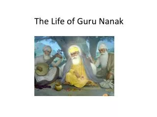 The Life of Guru Nanak