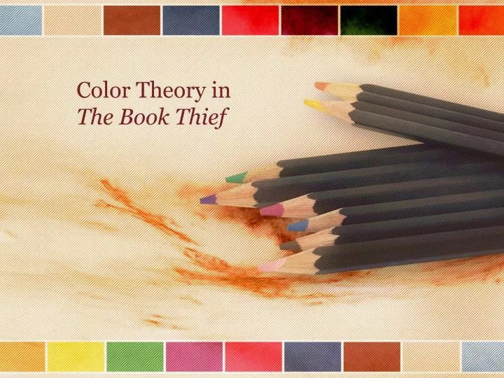 color theory in the book thief