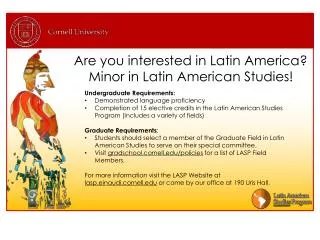 Are you interested in Latin America? Minor in Latin American Studies!