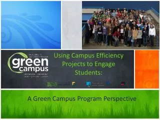 Using Campus Efficiency Projects to Engage Students: