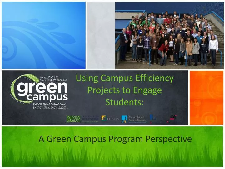 using campus efficiency projects to engage students