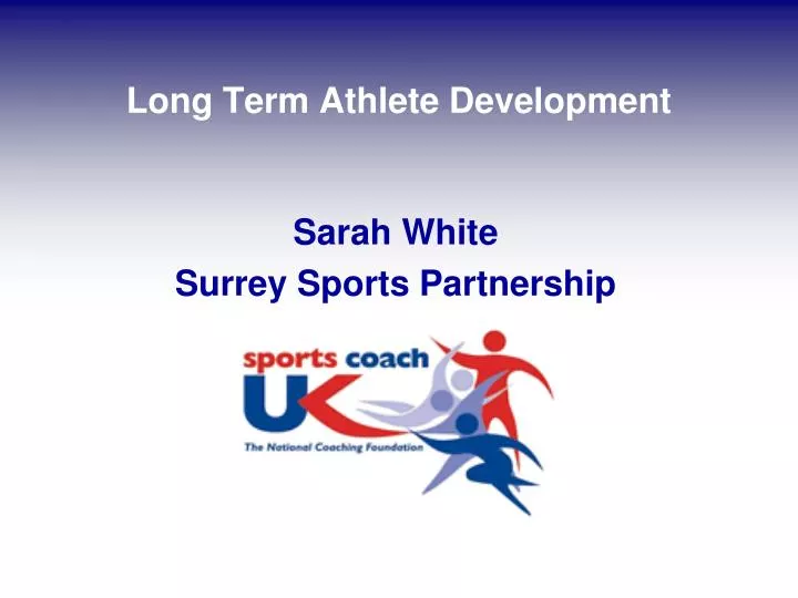 long term athlete development
