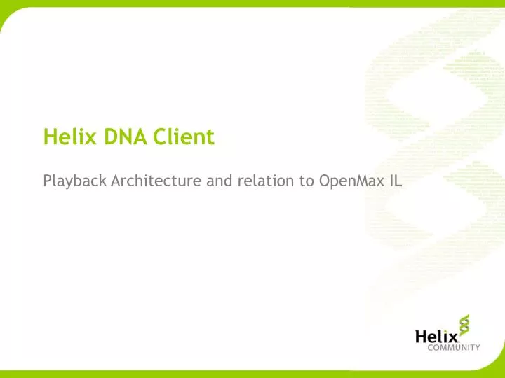 helix dna client