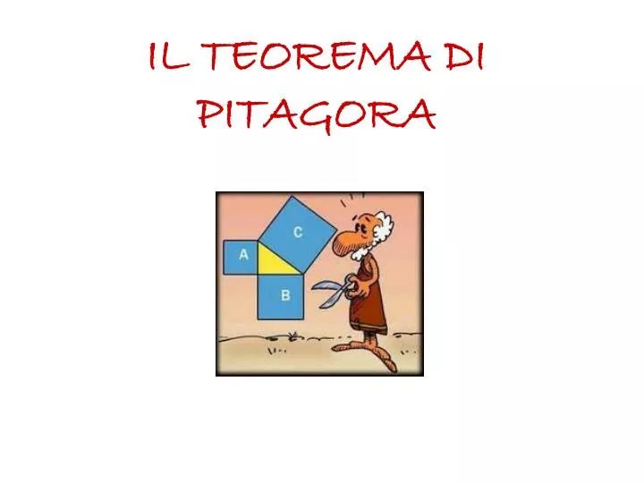 il teorema di pitagora