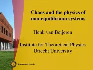 Chaos and the physics of non-equilibrium systems