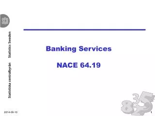 Banking Services NACE 64.19