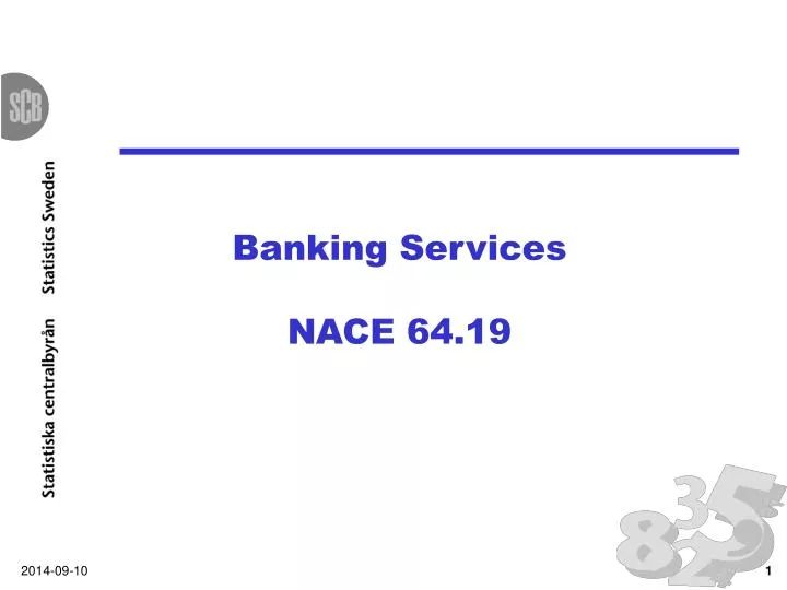 banking services nace 64 19