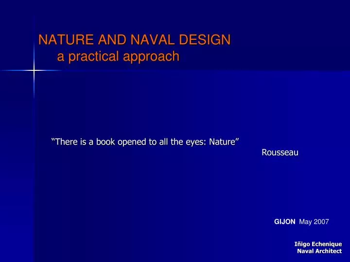 nature and naval design a practical approach
