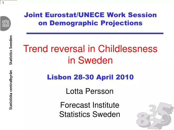 joint eurostat unece work session on demographic projections