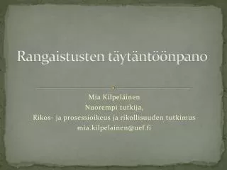 rangaistusten t yt nt npano