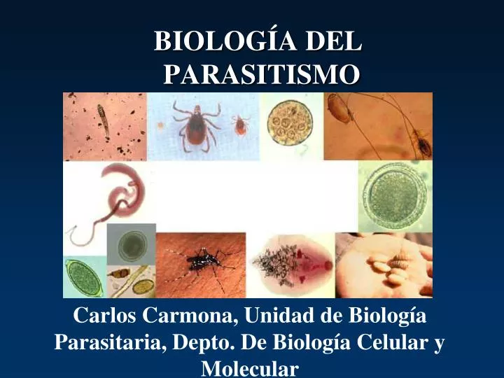 biolog a del parasitismo