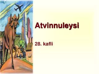 atvinnuleysi
