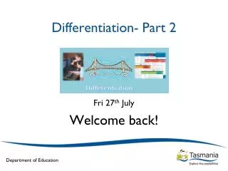 Differentiation- Part 2