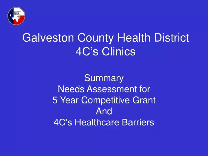 galveston county health district 4c s clinics