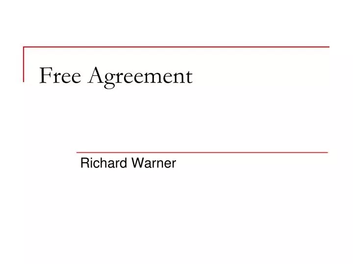 free agreement