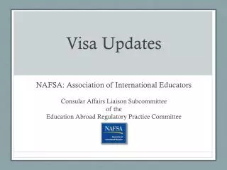 Visa Updates