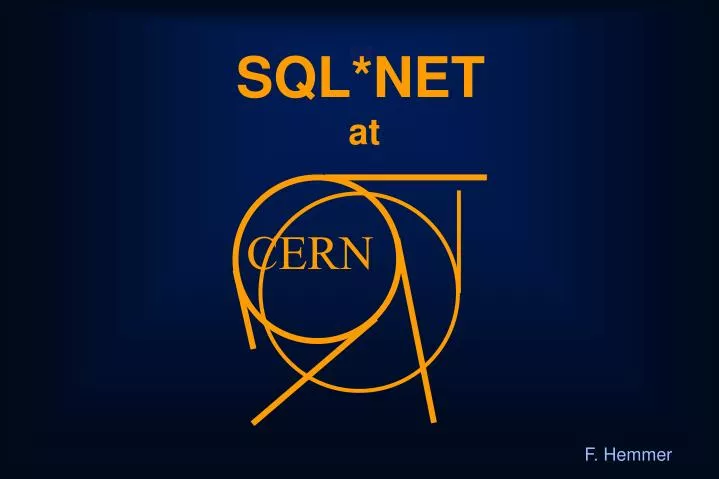 sql net