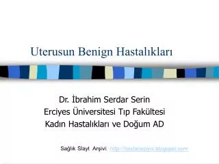 uterusun benign hastal klar