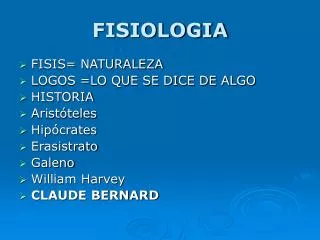 fisiologia