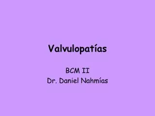 valvulopat as