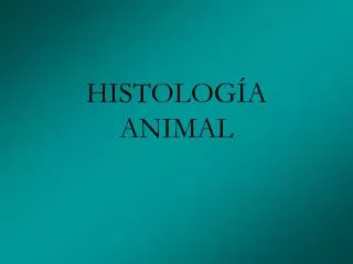 histolog a animal