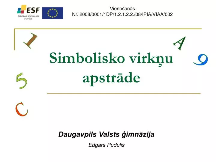 simbolisko virk u apstr de