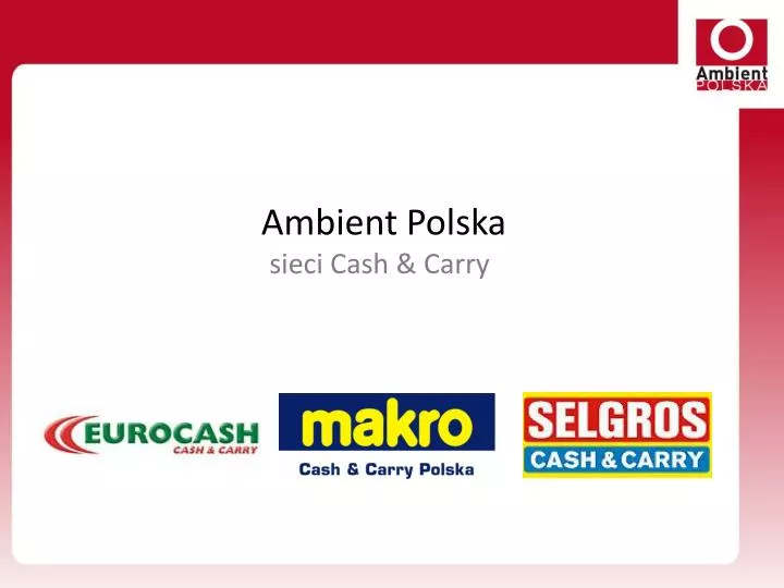 ambient polska sieci cash c arry