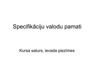 specifik ciju valodu pamati