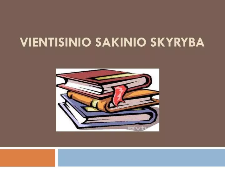 vientisinio sakinio skyryba