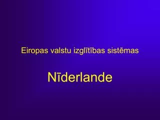 eiropas valstu izgl t bas sist mas