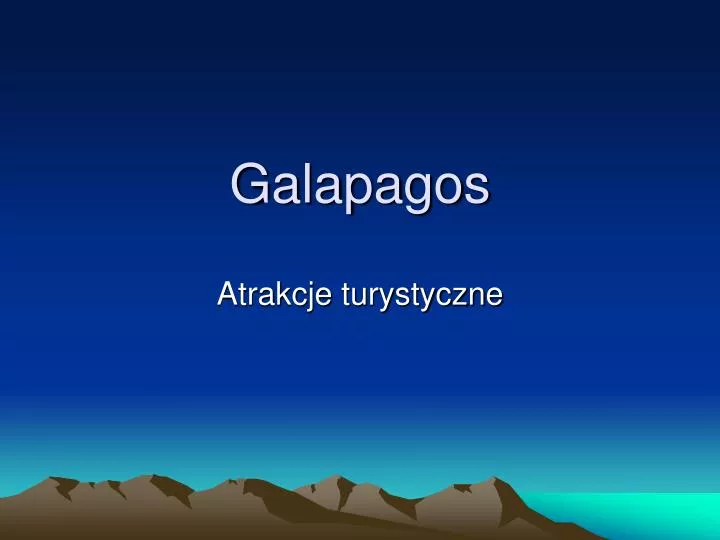 galapagos